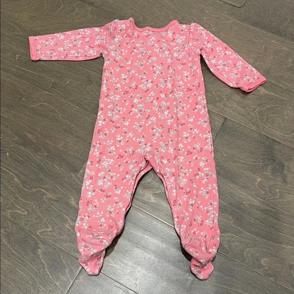 Carter's 9M  Pink Floral Baby Romper